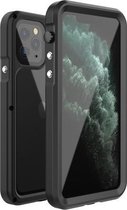 Voor iPhone 11 Pro R-JUST Seal Series IP68 Waterdicht Schokbestendig Stofdicht Metaal + Frosted PC Beschermhoes (Zwart)