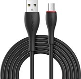 JOYROOM S-2030M8 M8 Bowling-serie 2.4A USB naar micro-USB TPE Oplaadtransmissiedatakabel, kabellengte: 2m (zwart)