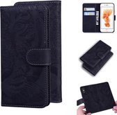 Voor iPhone 6s / 6 Tiger Embossing Pattern Horizontale Flip lederen tas met houder & kaartsleuven & portemonnee (zwart)