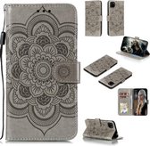 Voor Huawei Y5P / Honor 9S Mandala Embossing Patroon Horizontale Flip Leren Case met Houder & Kaartsleuven & Portemonnee & Fotolijst & Lanyard (Grijs)