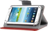 Universele Crazy Horse Texture Horizontale Flip Leren Case met Houder voor 8 inch Tablet PC (Rood)