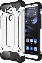 Voor Huawei Mate 8 Tough Armor TPU + PC combinatiebehuizing (zilver)