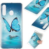 Noctilucent TPU Soft Case voor Galaxy A60 (vlinder)