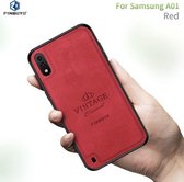 Voor Galaxy A01 PINWUYO Zun-serie PC + TPU + huid Waterdicht en anti-val All-inclusive beschermende schaal (rood)