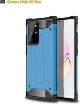 Voor Samsung Galaxy Note20 Ultra Magic Armor TPU + pc combinatiebehuizing (blauw)