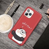 Voor iPhone 11 Pro Cartoon Animal Pattern schokbestendige TPU beschermhoes (rode panda)