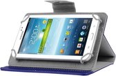 Universele Crazy Horse Texture Horizontale Flip Leren Case met Houder voor 7 inch Tablet PC (Donkerblauw)