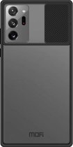 Voor Samsung Galaxy Note20 Ultra MOFI Xing Dun-serie Doorschijnend Frosted PC + TPU Privacy Antireflectie Schokbestendig All-inclusive beschermhoes (zwart)