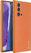 Voor Samsung Galaxy Note20 DUX DUCIS YOLO-serie PU + PC + TPU beschermhoes (oranje)