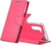 Voor Samsung Galaxy S21 + 5G GOOSPERY Bravo Diary Crazy Horse Texture Horizontale Flip Leren Case Met Beugel & Card Slot & Portemonnee (Rose Red)