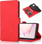 Voor Samsung Galaxy Note 10 Lite Retro Magnetische Sluiting Horizontale Flip Leren Case met Houder & Kaartsleuven & Fotolijst & Portemonnee (Rood)