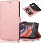 Voor Samsung Galaxy Note 9 Retro Magnetische Sluiting Horizontale Flip Leren Case met Houder & Kaartsleuven & Fotolijst & Portemonnee (Rose Goud)