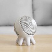 Creatieve Octopus Desktopventilator Mini draagbare USB-oplaadventilator Dempen Desktopventilator, Stijl: USB In-line (willekeurige kleur)