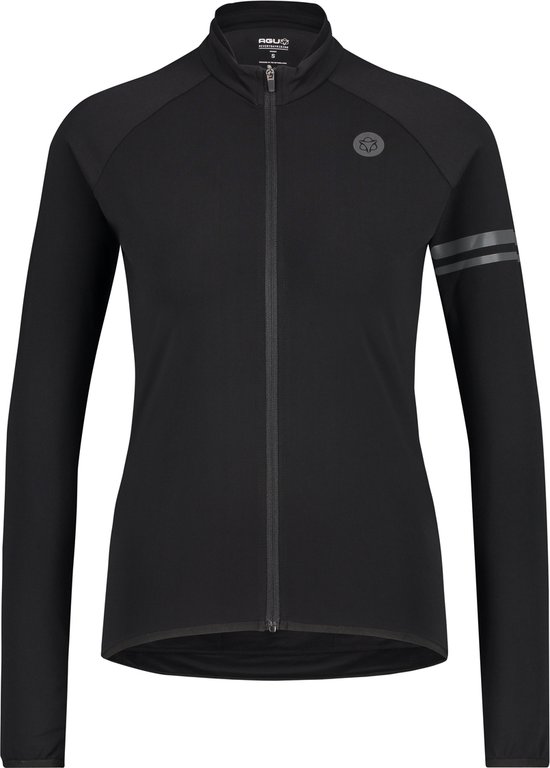 AGU Thermo Fietsshirt Lange Mouwen Essential Dames - Zwart - L