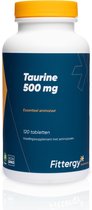 Fittergy Supplements - Taurine 500 mg - 120 tabletten - Aminozuren - vegan - voedingssupplement