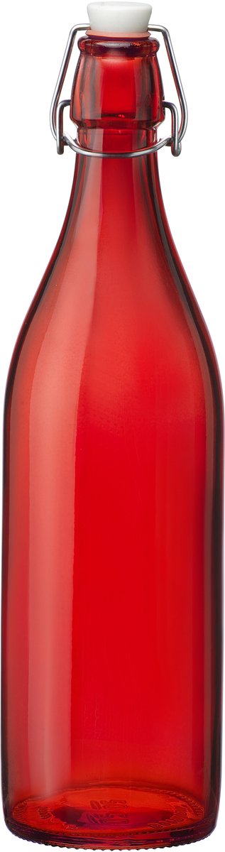Bormioli Beugelfles Giara Rood 1 Liter