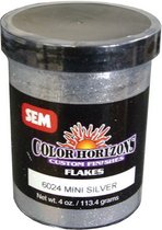 SEM Color Horizons Custom Finish Metal Flakes (Glitters) 06024 MINI SILVER