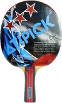 Atipick Tafeltennisbatje 3 Sterren Rubber Rood/zwart