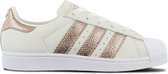 adidas Originals Superstar W - Dames Sneakers Sport Casual Schoenen Off-White / Goud CG6449 - Maat EU 39 1/3 UK 6