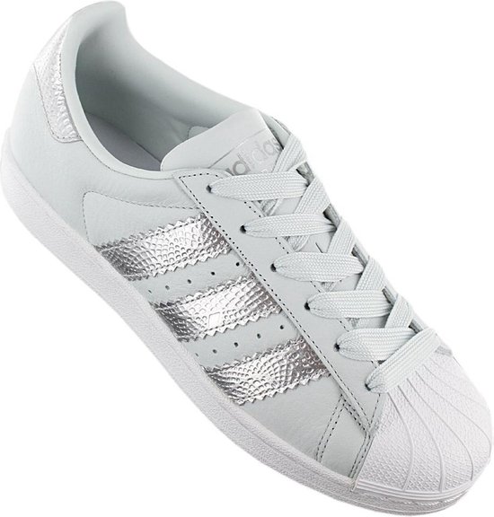 adidas Originals Superstar W - Dames Sneakers Sport Casual Schoenen  Blue-Tint CG6452 -... | bol.com