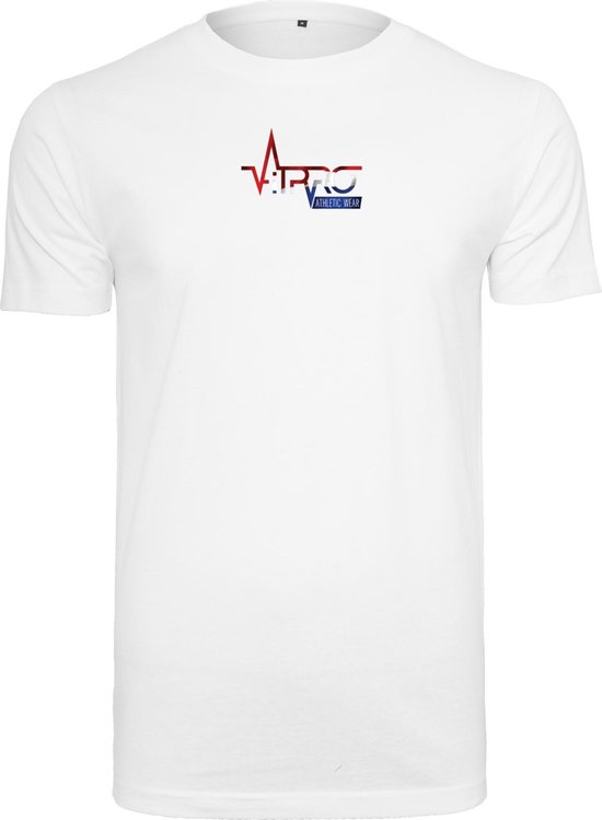 FitProWear Casual T-Shirt Dutch - Wit - Maat XXXL/3XL - Casual T-Shirt - Sportshirt - Slim Fit Casual Shirt - Casual Shirt - Zomershirt - Wit Shirt - T-Shirt heren - T-Shirt