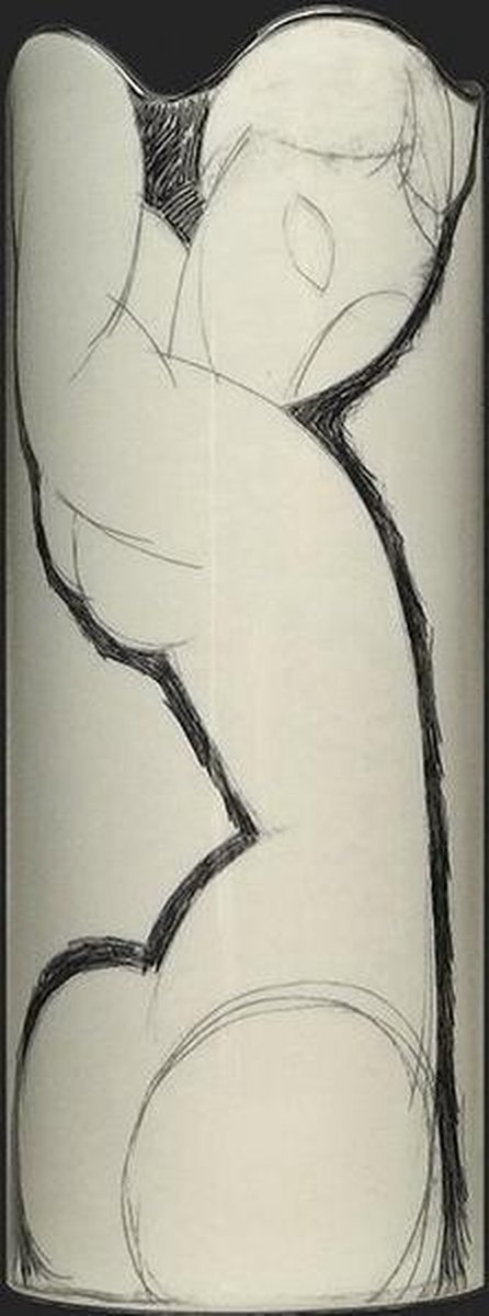 Amedeo Modigliani Modigiani, Cariatid Zwart wit