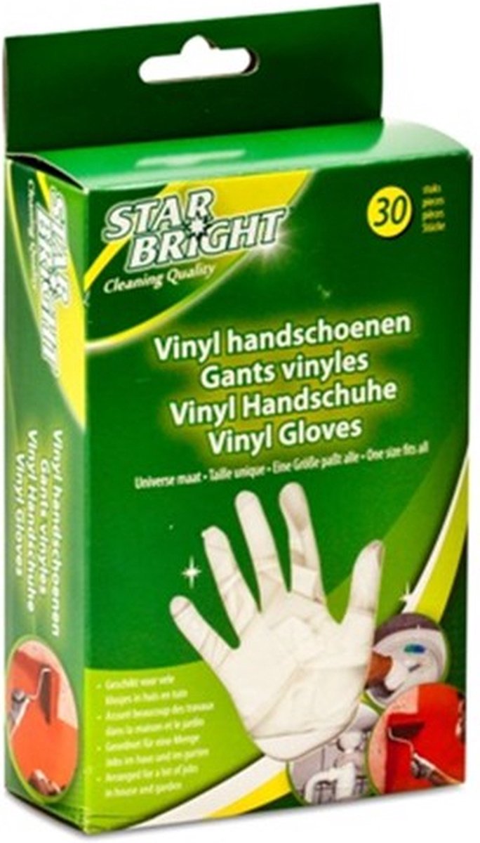 Goedkoopste Starbright Handschoenen vinyl 30st
