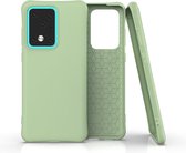 Voor Galaxy S20 Ultra Solid Color TPU Slim schokbestendige beschermhoes (groen)