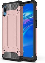 Magic Armor TPU + PC Combinatie Case voor Huawei Enjoy 9 (Rose Gold)