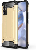 Voor Huawei Honor 30 Magic Armor TPU + PC Combinatie Case (Goud)