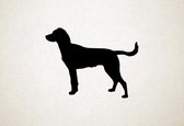 Silhouette hond - Transylvanian Hound - Transsylvanische hond - L - 75x99cm - Zwart - wanddecoratie