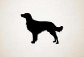 Silhouette hond - Munsterlander, Large - XS - 22x30cm - Zwart - wanddecoratie