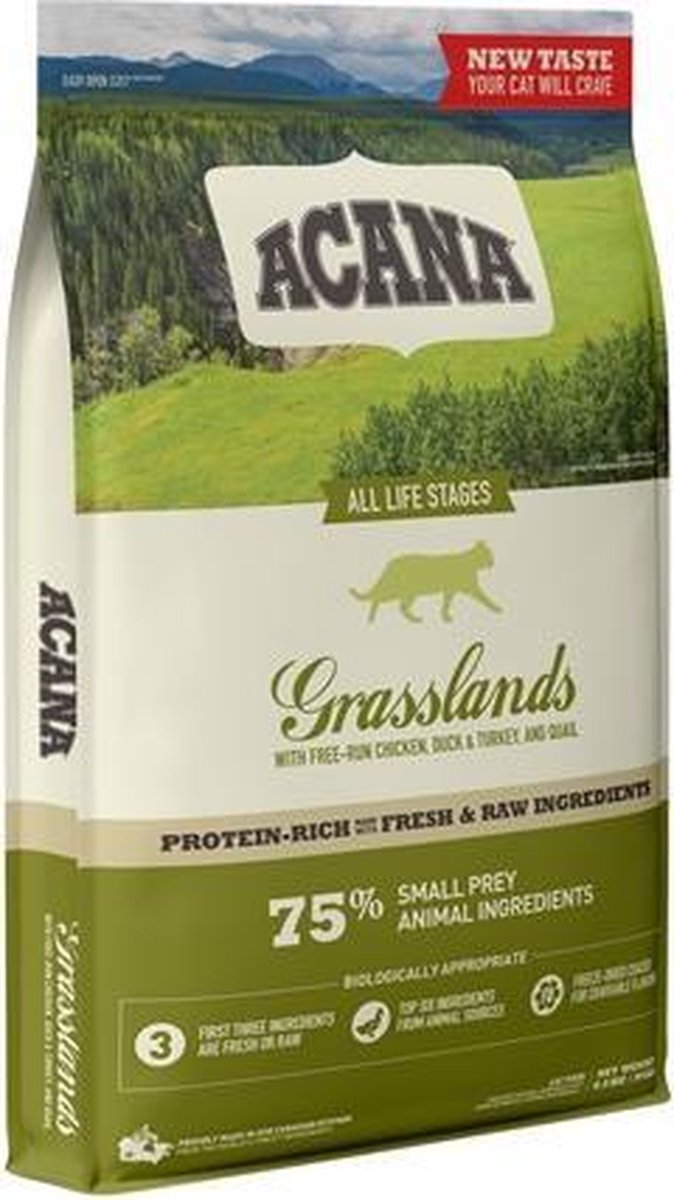 Acana cat grasslands - 4,5 kg - 1 stuks