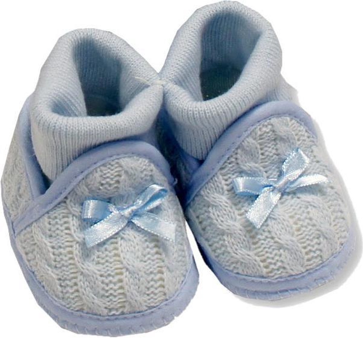 Nursery Time Babysloffen Met Sokken Junior 0-3 Maanden Lichtblauw