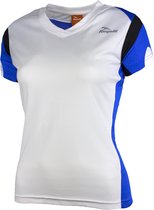 Rogelli Eabel Sportshirt - Korte Mouwen - Dames - Wit, Blauw, Zwart - Maat M