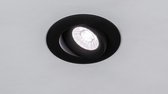 Lumidora Inbouwspot 73902 - Ingebouwd LED - 10.0 Watt - 750 Lumen - 2700 Kelvin - Zwart - Aluminium - Badkamerlamp - IP54 - ⌀ 9.5 cm