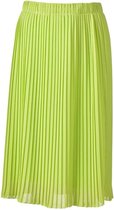 Dames plisse rok  limoen kort | Maat Onze size, XS-XL