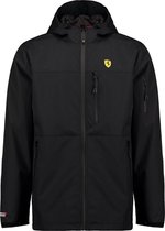 Ferrari - Heren Outdoorjas Rain Jacket - Zwart - Maat XXL