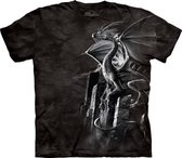 The Mountain Adult Unisex T-Shirt - Silver Dragon