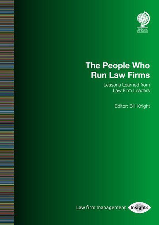 The People Who Run Law Firms - cover