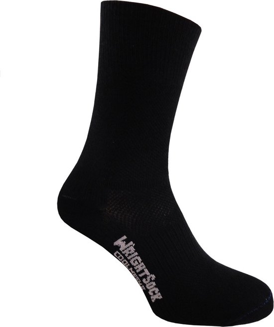 Foto: Wrightsock coolmesh crew zwart 37 41