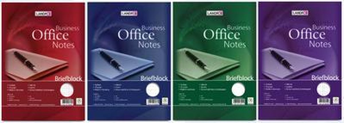LANDRÉ-briefblok 'Business Office Notes', DIN A4, vierkant