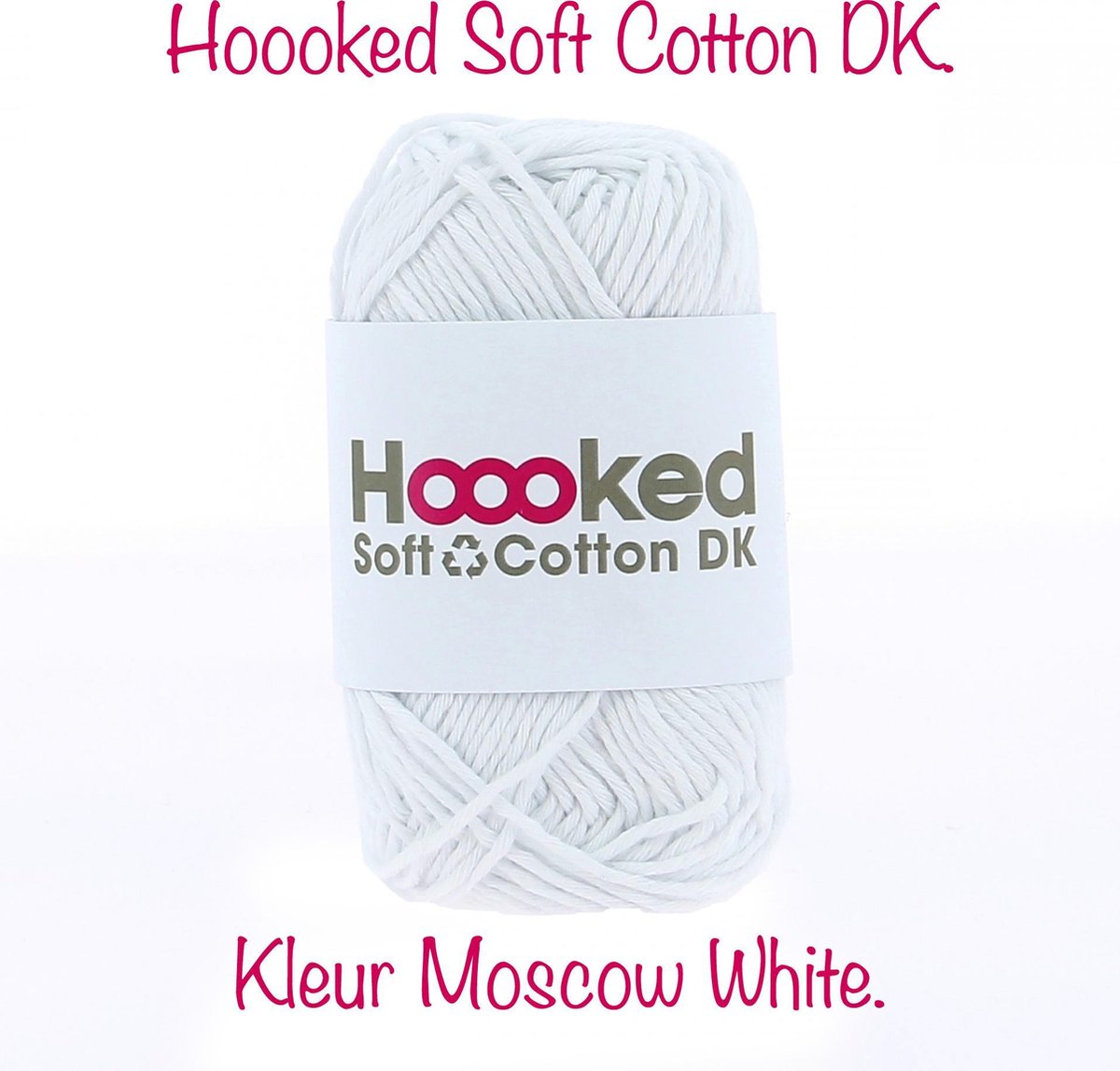 Soft Cotton DK 50g. Moscow White (wit)
