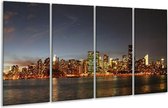 Peinture sur verre Ville | Vert, bleu, jaune | 160x80cm 4 Liège | Tirage photo sur verre |  F000479