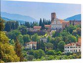 Basilica San Miniato al Monte in Florence - Foto op Canvas - 90 x 60 cm