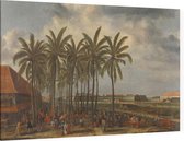 Het kasteel van Batavia, Andries Beeckman - Foto op Canvas - 60 x 40 cm