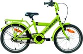 bike fun 16 inch jongensfiets high risk groen