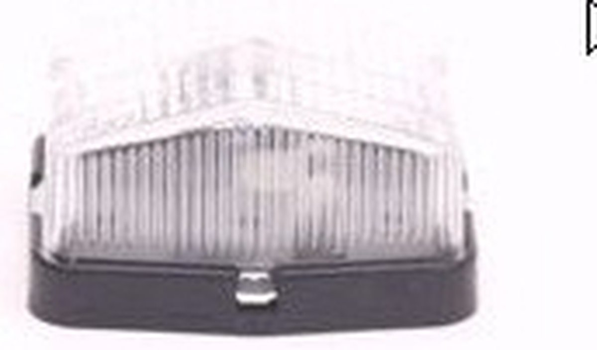 HELLA 2PT 980 970-821 LED-Dagrijverlichtingsset - LEDayLine Zero - 12V - rechthoekig - Opbouw - Lenskleur: Transparent - Kabel: 1000mm - Voertuigfront - Set