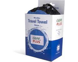 Care Plus Reishanddoek microvezel - Maat: medium 60 x 120 cm - Blauw - Travel Towel
