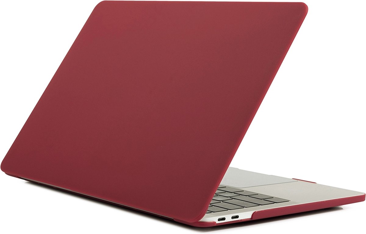 By Qubix MacBook Pro Touchbar 13 inch case - 2020 model - Wijnrood MacBook case Laptop cover Macbook cover hoes hardcase